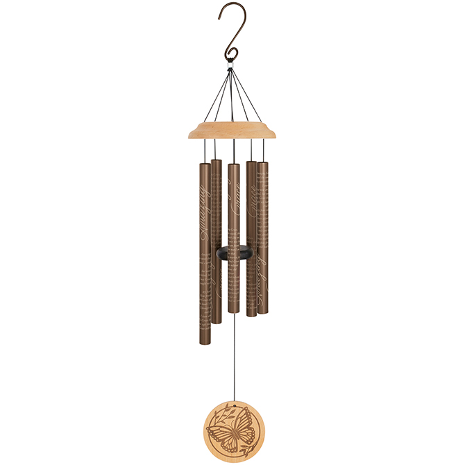 Carson Amazing Grace 30 Inch Wood Sonnet Wind Chimes