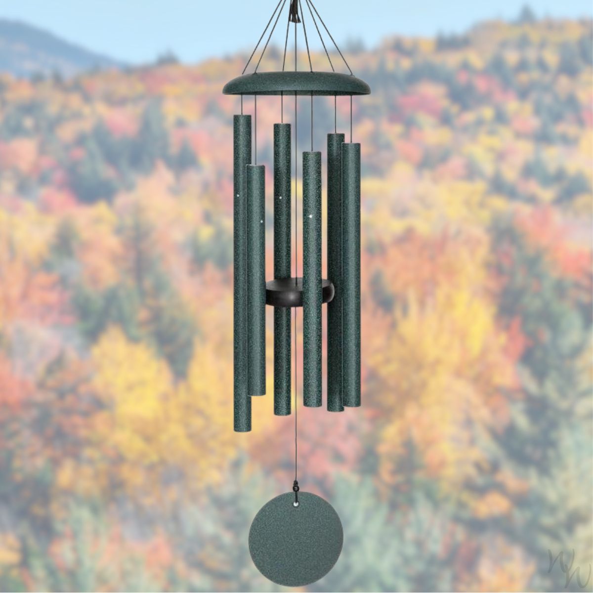 Corinthian Bells 30 Inch Green Wind Chime - Scale Of A