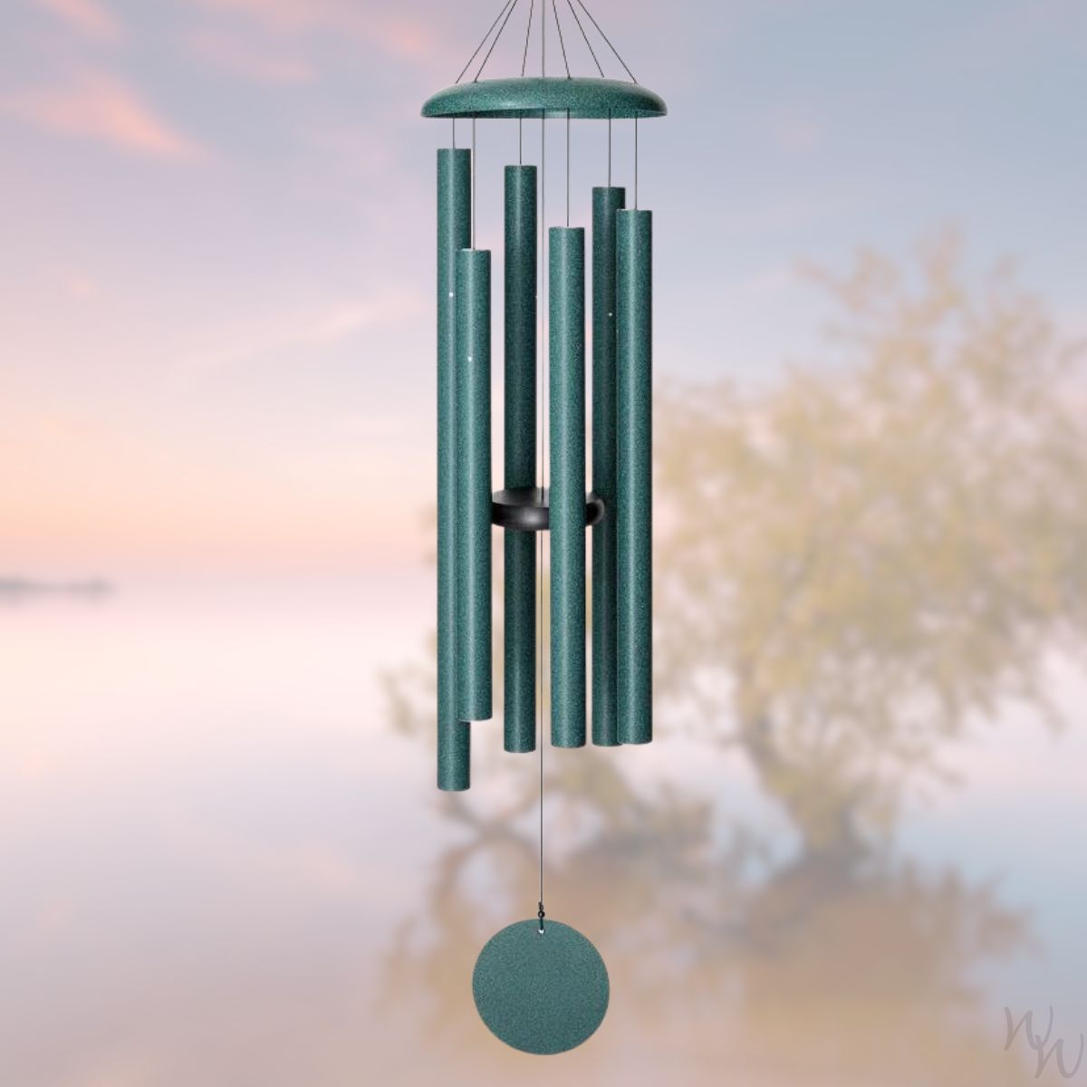 Corinthian Bells 50 Inch Green Wind Chime -  Scale Of A